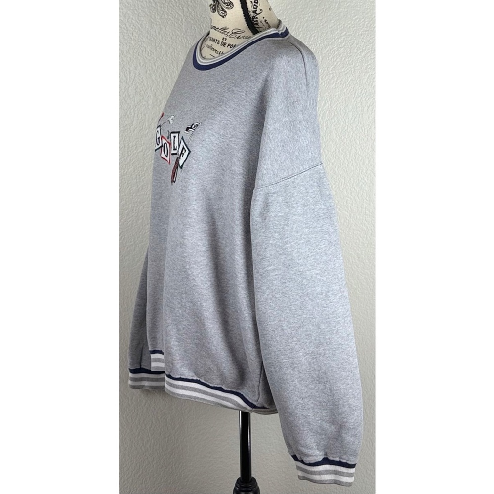 Clubfellow Vintage Men's Cotton Blend Embroidered Golf sweatshirt,, size XL - Picture 2 of 11